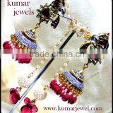 Kashmiri Beaded Jhumki thumbnail-1
