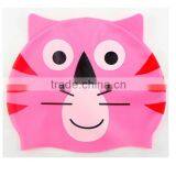 Animal Print Silicon Swimming Cap,cartoon Swim Cap Hat,children Swimming Cap thumbnail-2