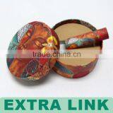 Fashion Slim Long Purple Fancy Paper Made Luxury Lip Balm Packaging Tube Set thumbnail-1