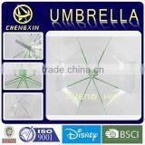 Wholesale High Quality Green Fiberglass Rain Umbrella Plastic Cover