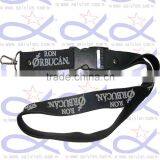 promotional polyester lanyard with safety buckle