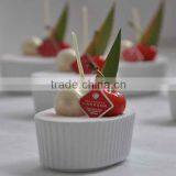 2014 Repeated Use of White Ceramic Souffle Baking Cups thumbnail-1