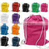 Promotion Gift Blank Durable Canvas Cotton Drawstring Tote Bags