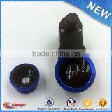 2017 New Years Gift for Phone Universal 3 in 1 Camera Lens Fisheye Wide Macro Lens Gold Member thumbnail-6