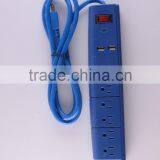 H30147 ETL/CETL Surge Protector 6 Outlet Power Strip With 2 USB Charging Ports Heavy Duty 15 AMP thumbnail-2