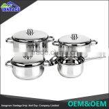 Manufacturing High Quality Stainless Steel Soup Cooking Pot Sauce Pot Cookware Sets With Lid thumbnail-1