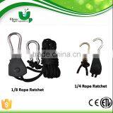 Hanger for Hydroponics Lighting Reflector/1/8 Inch Rope Ratchet/Pulley System Hangers thumbnail-3