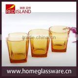 Spray Color Whisky Mini Glass Cup Square Cup thumbnail-4