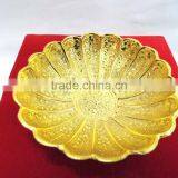 Wedding Gift Item Brass Gold Plated Bowl for Return Gift and Home Decoration thumbnail-3
