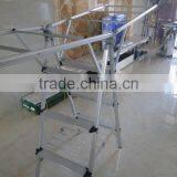 Vivinature Aluminum Multipurpose Clothe Rack With 3 Steps Ladder thumbnail-2