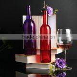 Factory Selling Welcome OEM Good Quality Red Glass Wine Bottles thumbnail-4