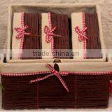 Store More Decorative Fabric Non-Woven Storage Box With Lid thumbnail-1