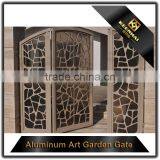 Laser Cut Aluminum Panel Main Entrance Gate Design for Villa thumbnail-2