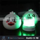Promotion Mini Animal Duck Shape Bluetooth Speaker With LED Light thumbnail-1