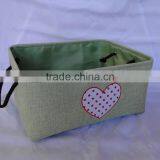 Fashion Storage Basket With Star Pattern and Handle thumbnail-2