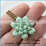 Small Pendant Succulent Pendant Wholesale 4 cm Mini Succulent Plants Arrangement Succulent Jewelry thumbnail-4