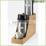 Bamboo Condiment & Bar Caddy Coffee Machine Stand Homex BSCI/Factory thumbnail-1