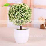GP024-18 GNW Bonsai Pot Flower Plants in White Restaurant Hot Pot for Restaurant and Shop Decoration Design thumbnail-1