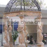 Luxury Garden Gazebo With Lady Statue thumbnail-1