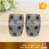 Zebra Stripes Style Porcelain Chinese Garden Stool thumbnail-5