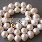 4.5-5mm White Akoya Saltwater Pearl Necklace thumbnail-1