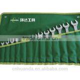 10 Pcs Metric Open End Ratcheting Angel Wrench Set Silver thumbnail-1