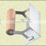 Carbon Steel Wooden Handle Bricklaying Corner Trowel thumbnail-1