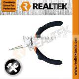 Nickel-planted Mini Round Nose Pliers With Raised Shoulder