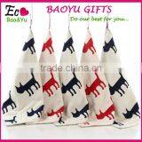 Wholesale Custom Printed Kids Small Airline Hand Towel 100% Cotton thumbnail-2