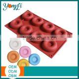 Cute Round Shape Silicone Big Donut Cake Mould thumbnail-1