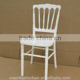 White Wooden Napoleon Chair for Wedding Party Rental thumbnail-4