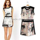 HD-D133 Hot Design Elegant Fashion Floral Women Dress/casual Ladies Dress/jumpsuit thumbnail-1