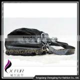 CX-H-03 China Wholesale Trendy Real Mink Fur Ladies Leather Bags Handbags thumbnail-3