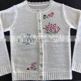 High Qaulity New Hot Girl's Long Sleeve Embroidery Cardigan Sweater (BKNL53) thumbnail-1