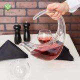 Cheap Handmade Antique Single Clear Glass Wine Decanter thumbnail-2