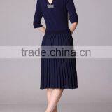 Original Color Ladies Purple Sweater Dresses thumbnail-1