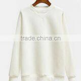 Wholesale Cheaper Customized Designs TC65/35 Fleece Plain Cheaper Crewneck Hoodies&sweatshirt thumbnail-3