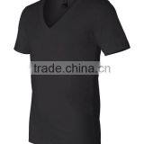 Fashion Cheap Plain Cotton Deep v Neck t Shirts for Men thumbnail-5