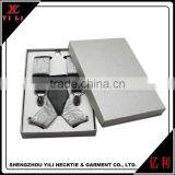 Hight Quality Wedding Gift Polyester Woven Suspender Set thumbnail-1