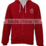 High Quality Promotional Men's Hoodies CVC/TC Fleece Plain Hoodie thumbnail-2