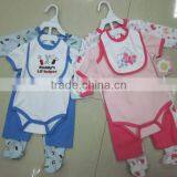 Baby 4pcs Clothing Set/baby Wear/baby Garment/newborn Baby Clothing/kid Clothes thumbnail-1