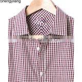Wholesale High Quality Man Fashion Plaid Shirt Guangzhou Manufacturer thumbnail-4