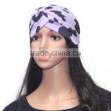 Indian Arabian Muslim Hoodie Hat Women Print Hats thumbnail-4