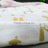 Baby Blanket 100%cotton Muslin Gauze 21s/32s/40s Muslin Baby Blanket thumbnail-2