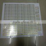Brand Foils Sticker