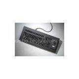 Customizable Compact Small Kiosk Industrial Keyboard With Optical Trackball MKB-66A-TB-M