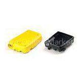 Small Precision Machining Process For Interphone Rear Cover , Yellow / Black