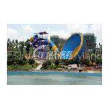 Outdoor Anti UV Tornado Water Slide Pool With Stainless Steel Screw 13.5m Height thumbnail-1