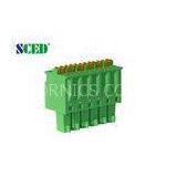 3.50mm PCB Screwless Terminal Block With Plug , Double Levels , 300V 8A
