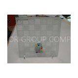 Safety 3mm - 12mm Acid Etched Glass Customized , Sinoy Non Glare Acid Etching Glass